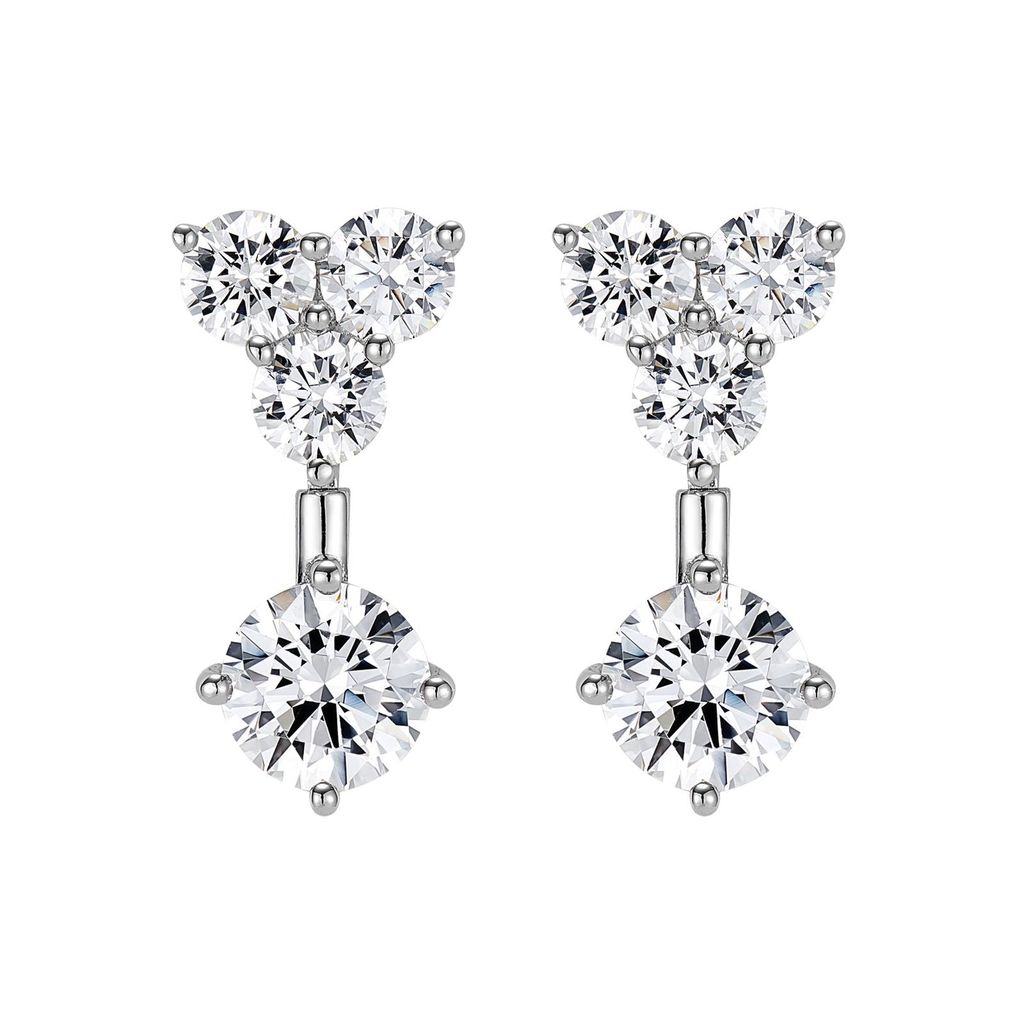 Solitaire earrings