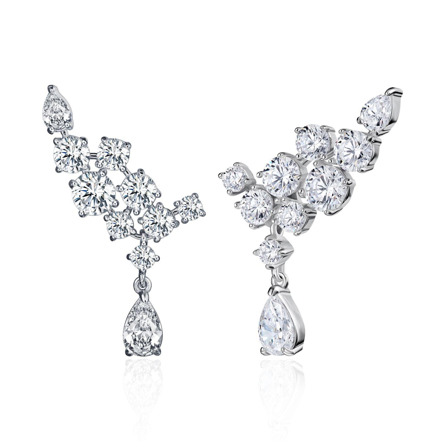 Diamond Flora earrings