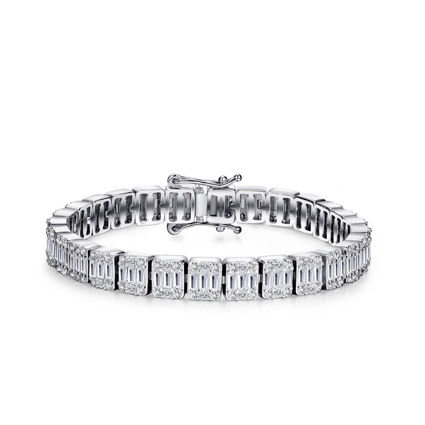 Cube tennis bracelet