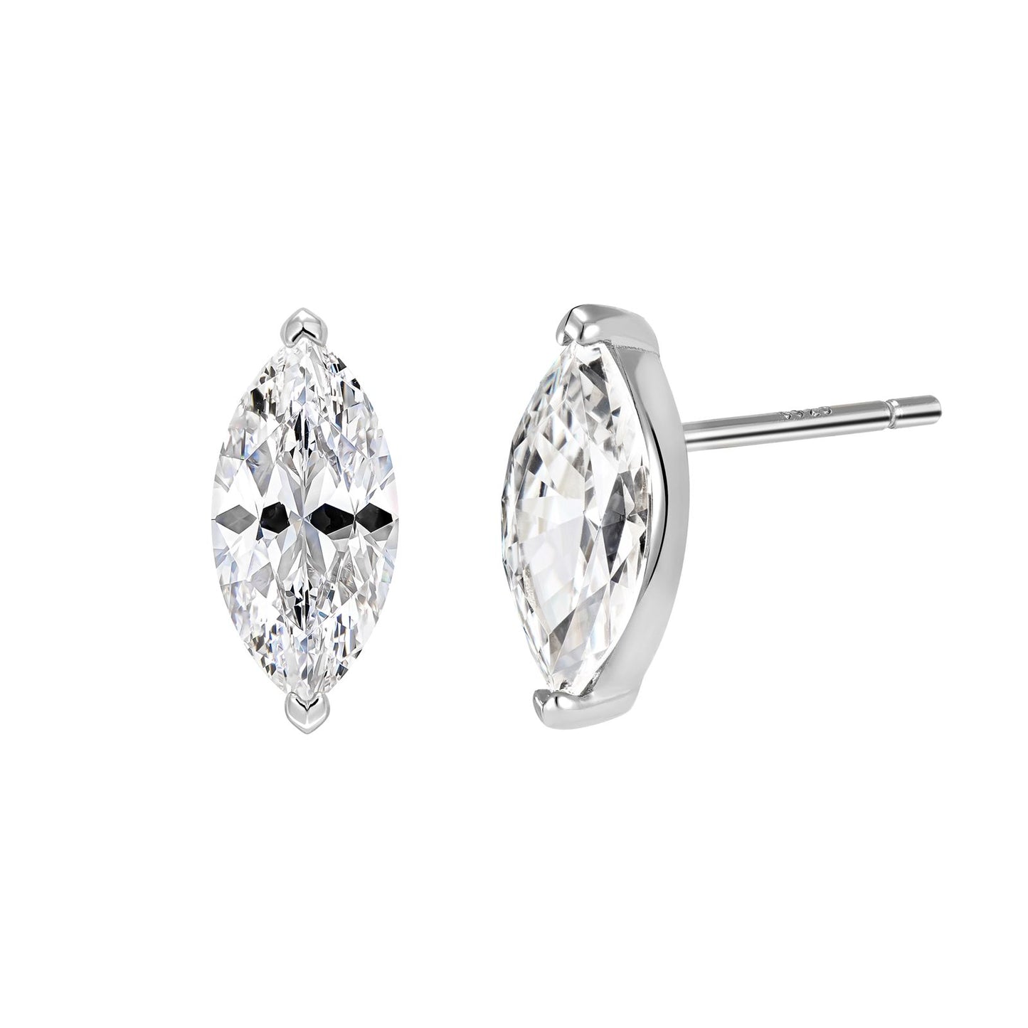 Marquis Silver earrings