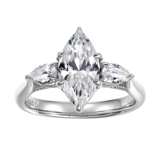 Astral silver ring
