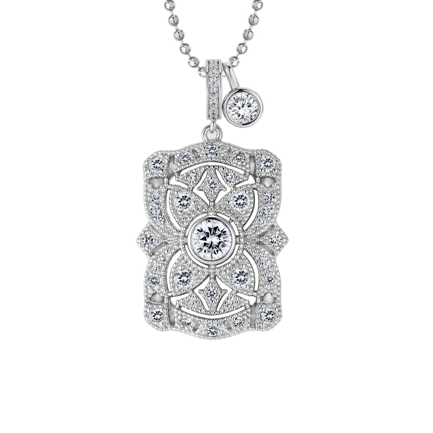 Roya silver necklace