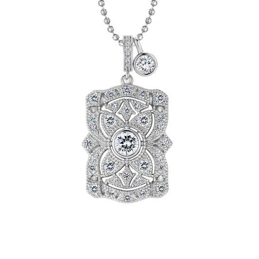 Roya silver necklace