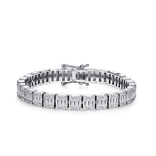 Cube tennis bracelet