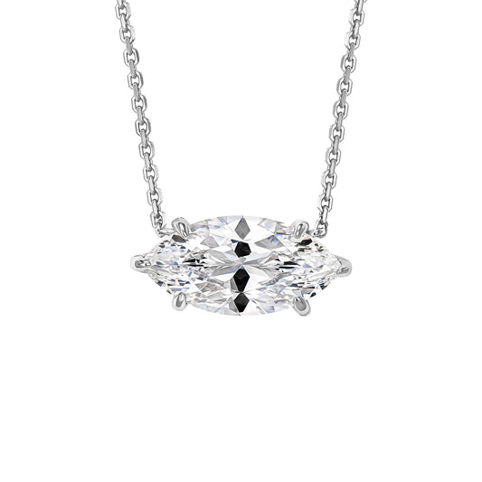Marquis Silver Necklace