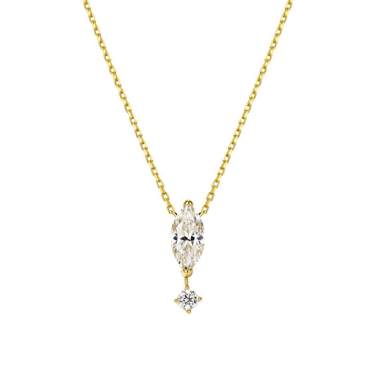 Marquise gold Necklace